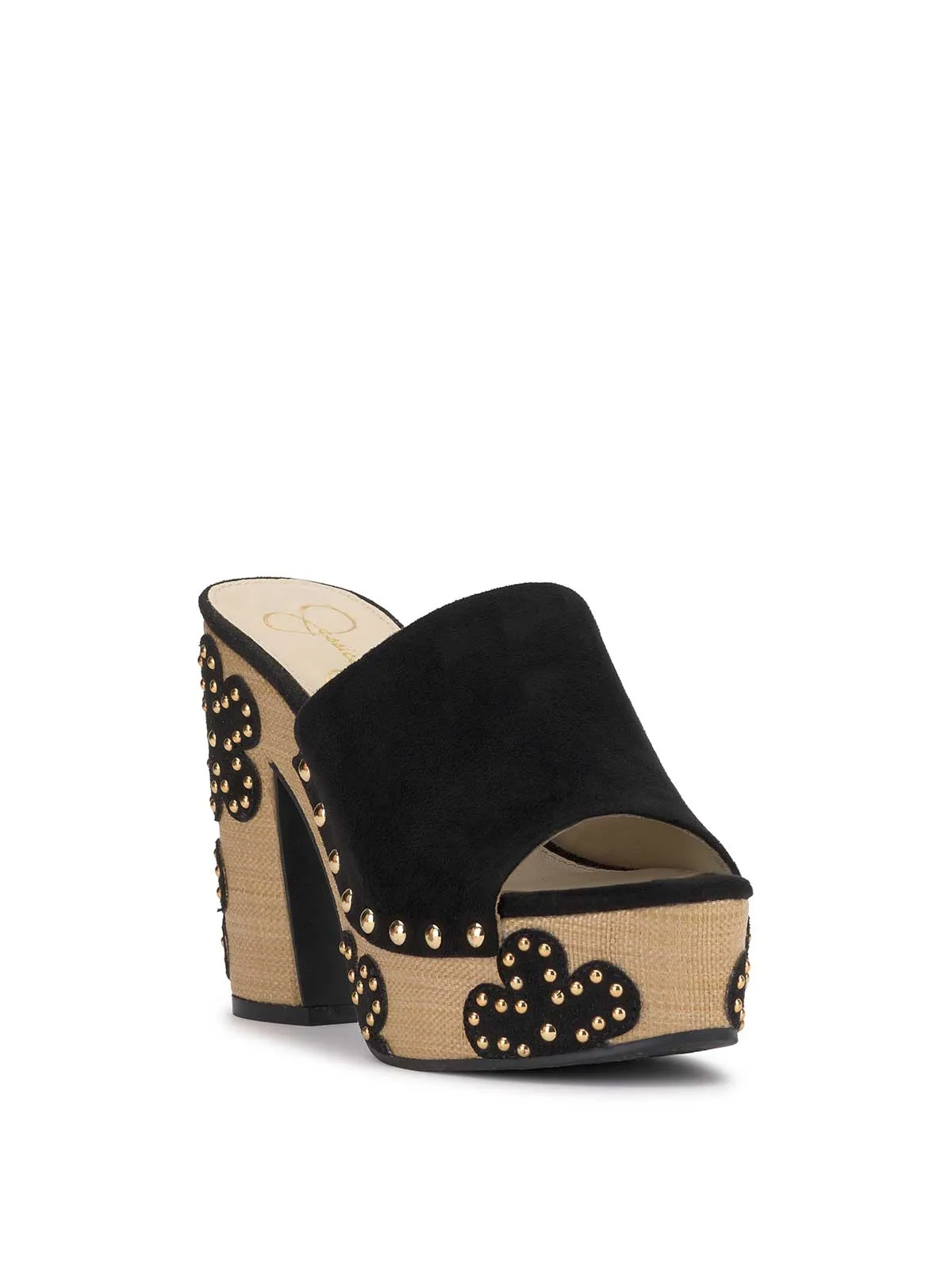 Shelbie Platform Slide in Black Floral sold by Jessica Simpson product image thumbnail 4