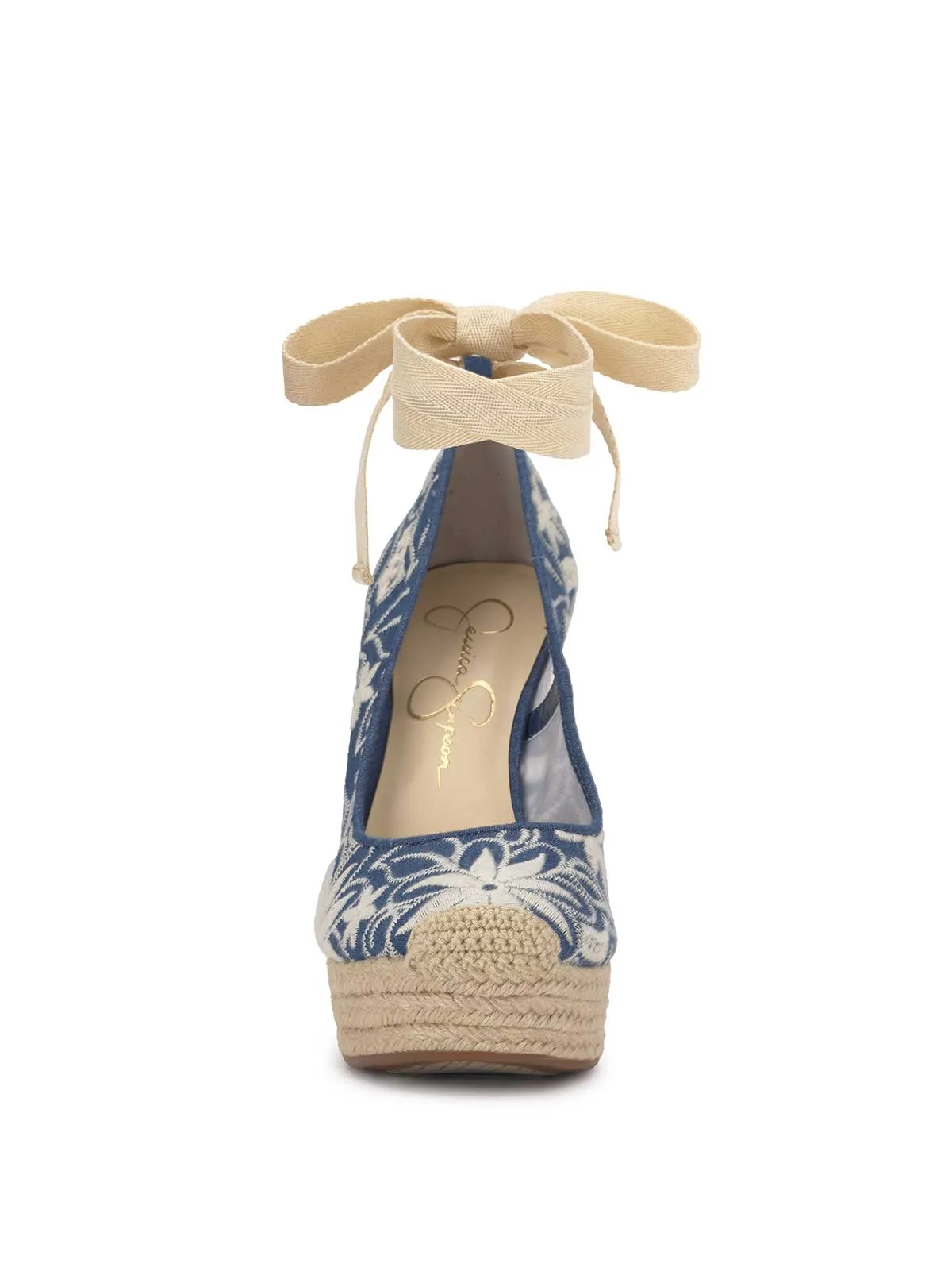 Zexie Platform Wedge in Floral Denim sold by Jessica Simpson product image thumbnail 2