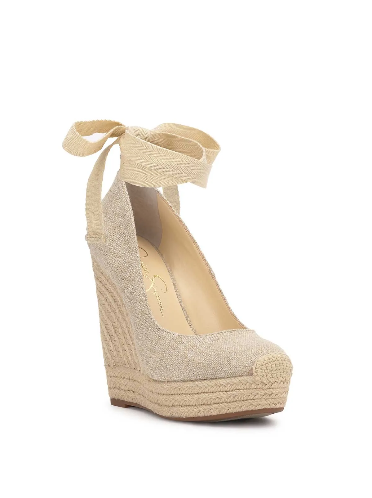 Zexie Platform Wedge in Natural sold by Jessica Simpson product image thumbnail 4