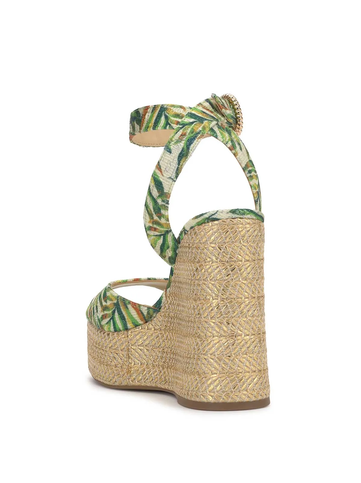 Kamindi Espadrille Wedge in Green Jungle sold by Jessica Simpson product image thumbnail 3