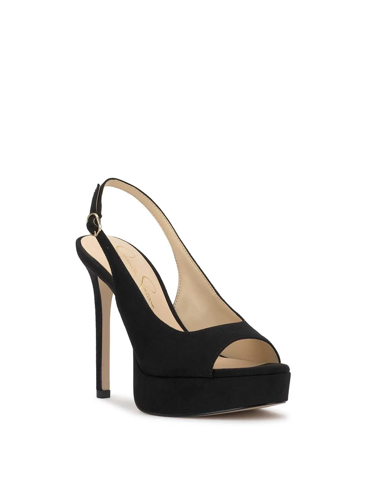 Sibilla High Heel in Black Suede sold by Jessica Simpson product image thumbnail 4