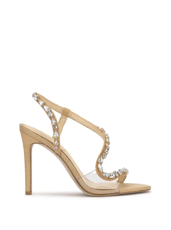 Jaycin High Heel in Natural Raffia sold by Jessica Simpson