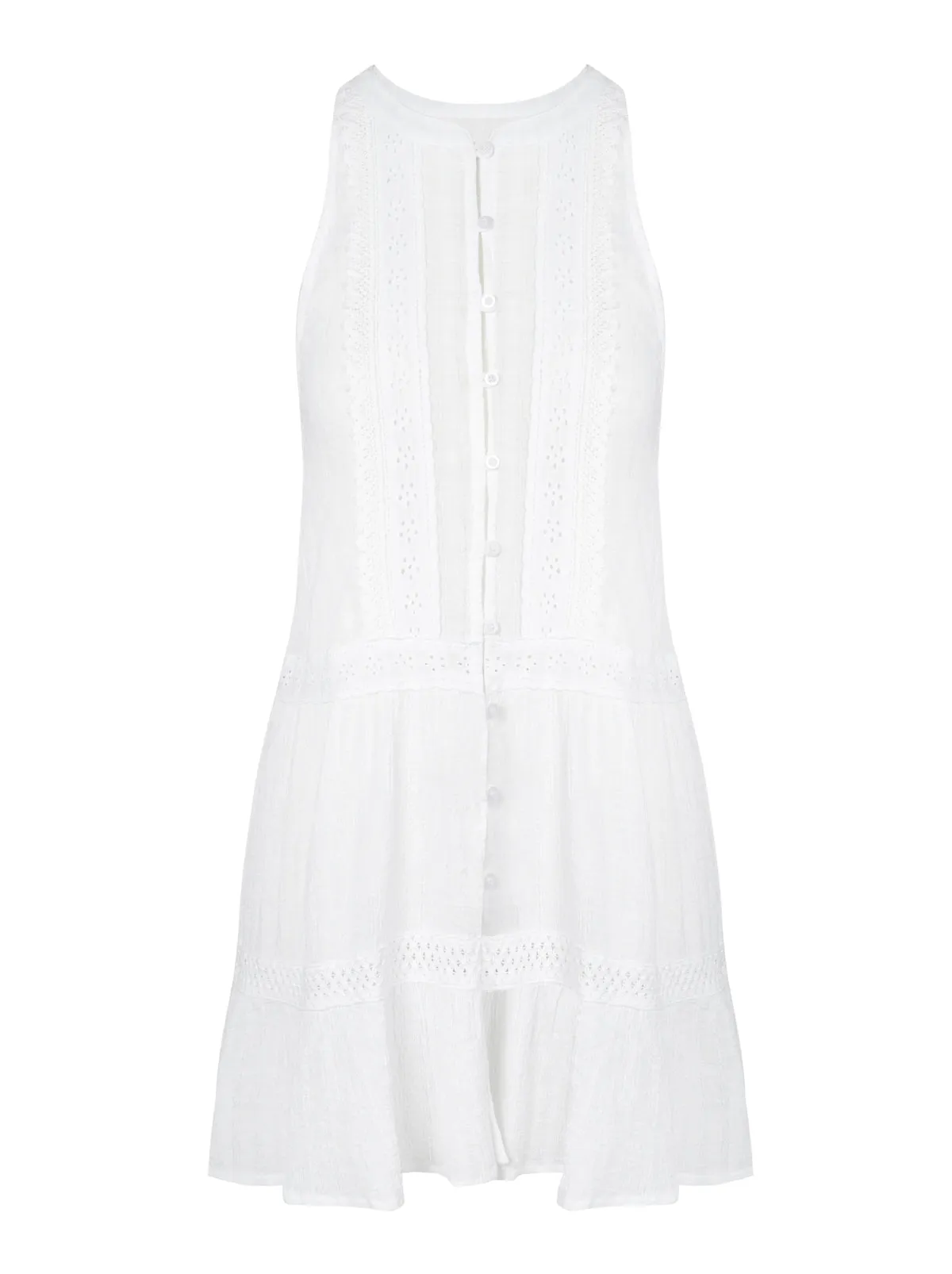 Boho Jacquard Cover Up in White sold by Jessica Simpson product image thumbnail 4