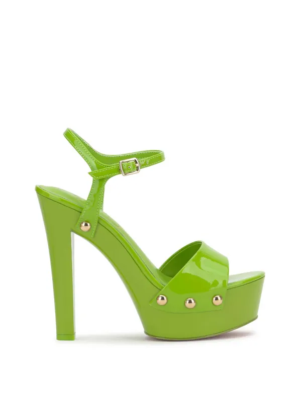 Calenta Studded Platform in Lizard Green sold by Jessica Simpson