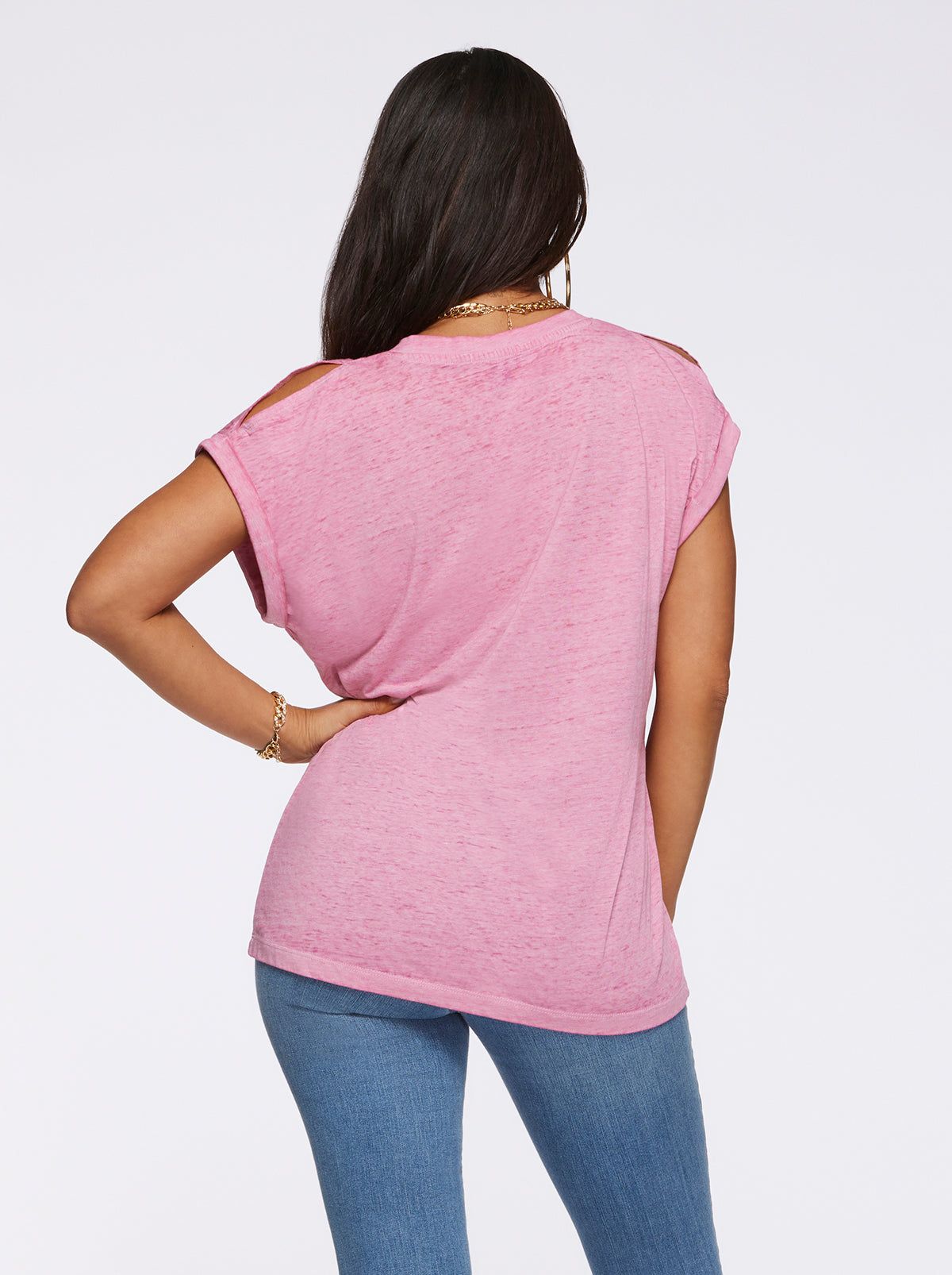 Amory Tee in Wild Rose sold by Jessica Simpson product image thumbnail 3