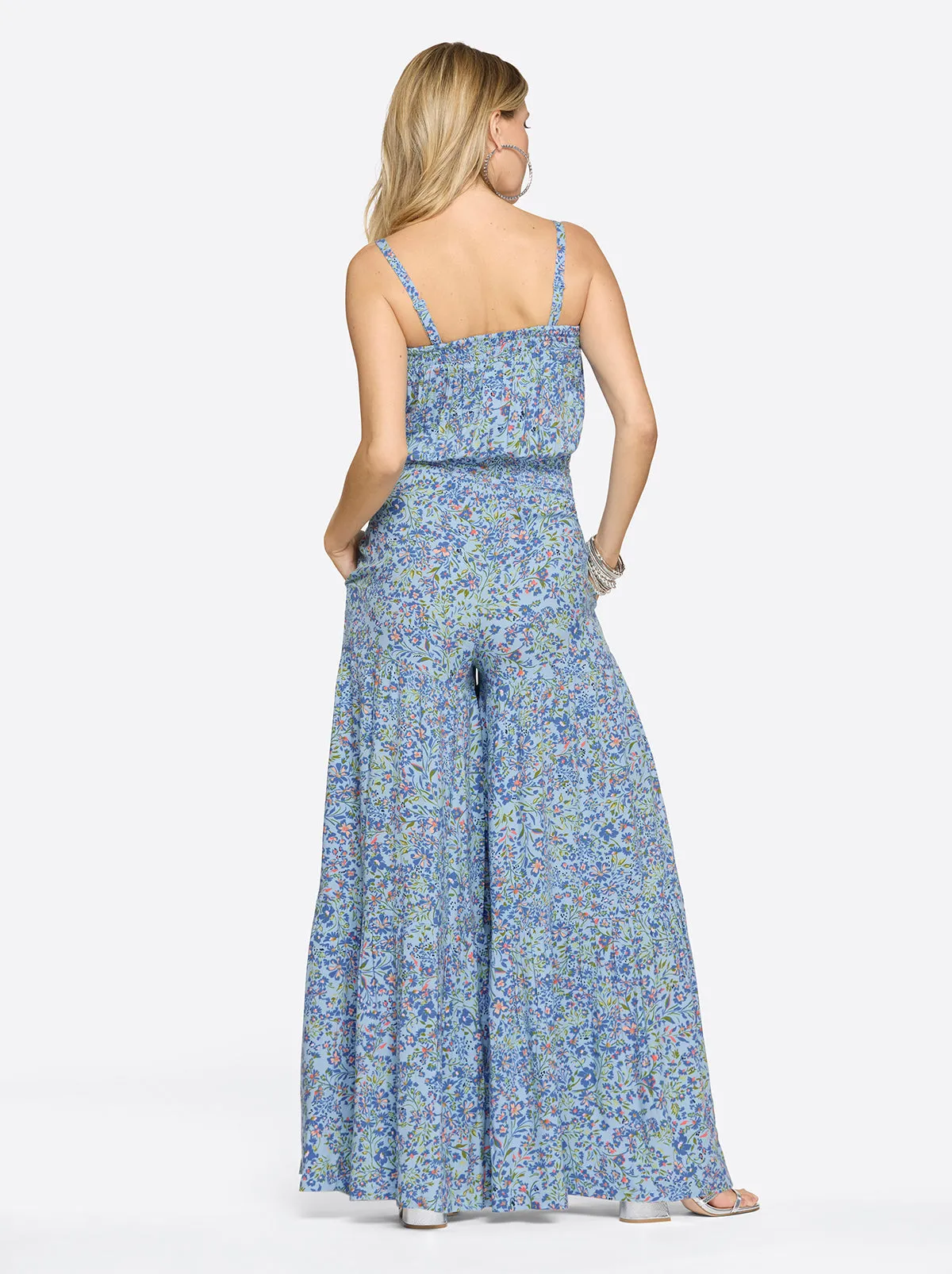 Devyn Jumpsuit in Decorative Blossoms sold by Jessica Simpson product image thumbnail 4