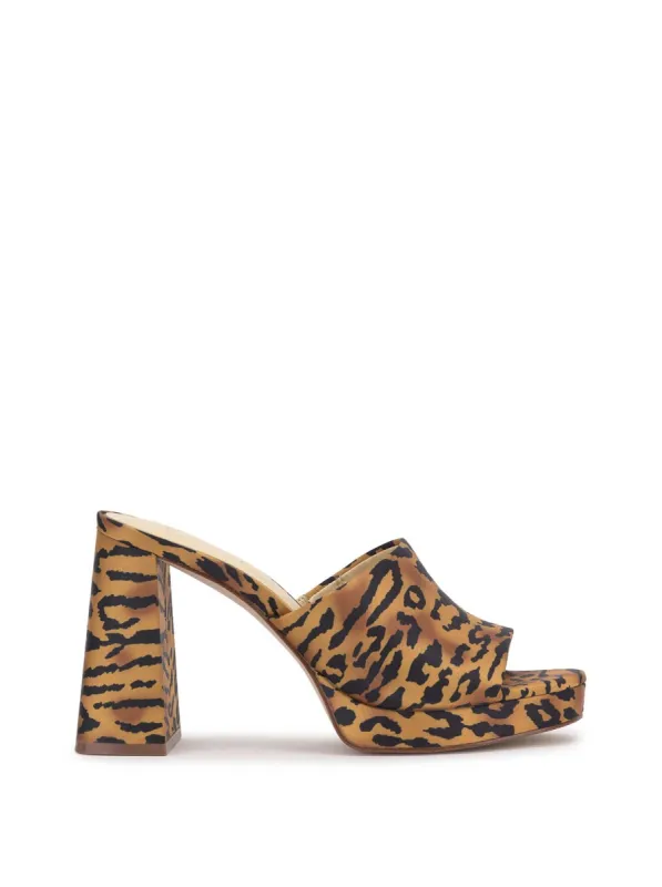 Kameena Mule Platform in Tiger Print sold by Jessica Simpson