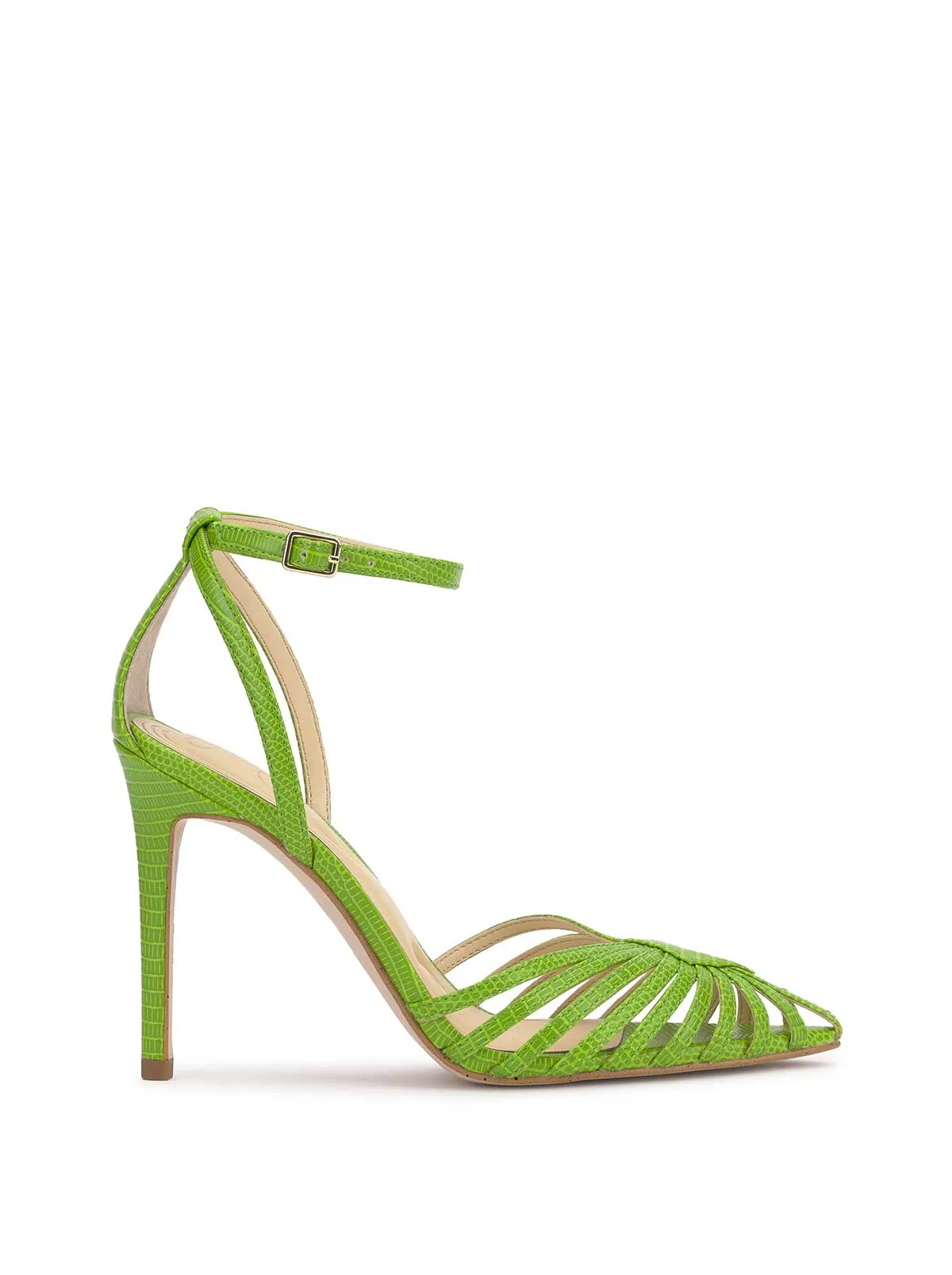 Paveri Pump in Lizard Green sold by Jessica Simpson