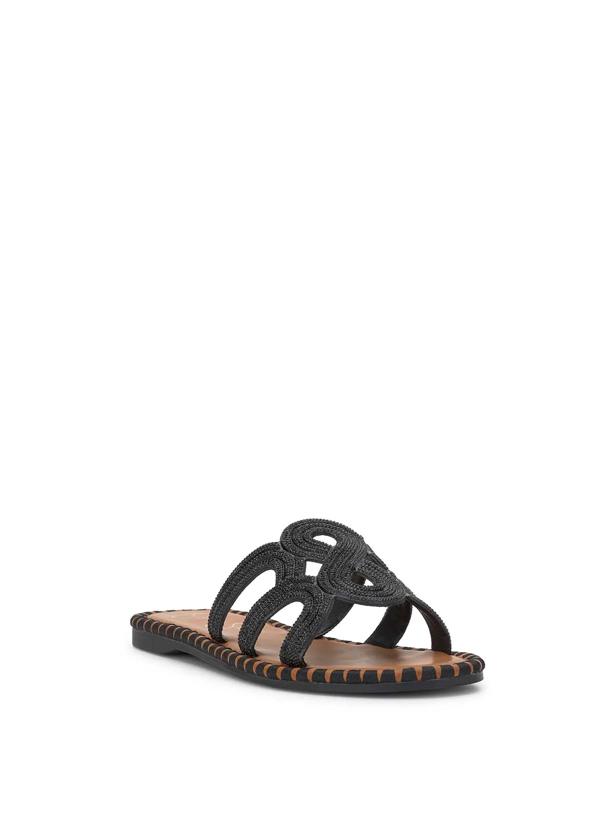 Bria Flat Sandal in Black sold by Jessica Simpson product image thumbnail 4