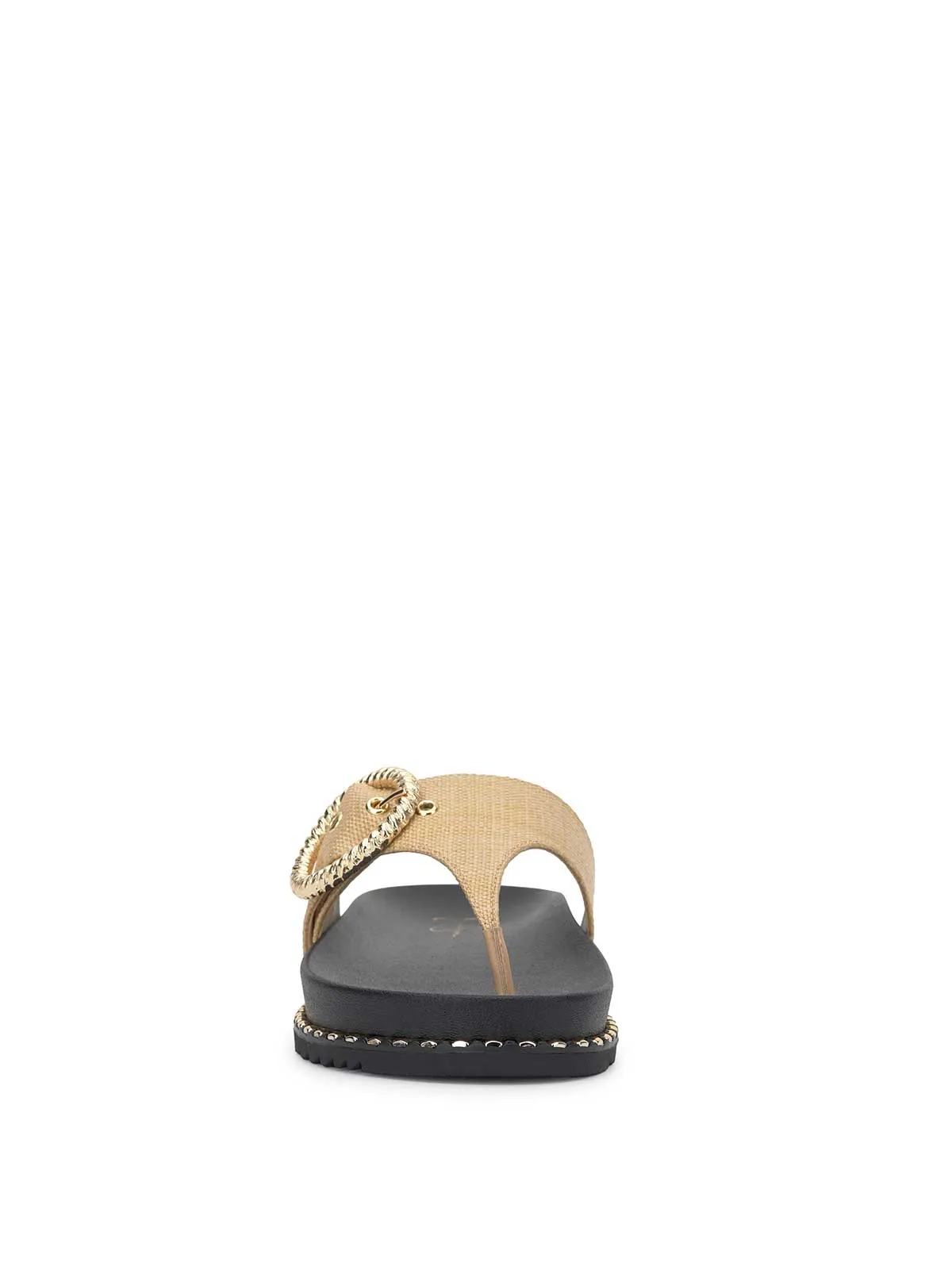 Cymmeri Flat Sandal in Natural Raffia sold by Jessica Simpson product image thumbnail 2