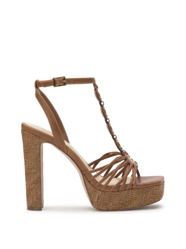 Colero High Heel Sandal in Western Tan sold by Jessica Simpson