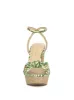 Immie Platform Sandal in Green Jungle sold by Jessica Simpson