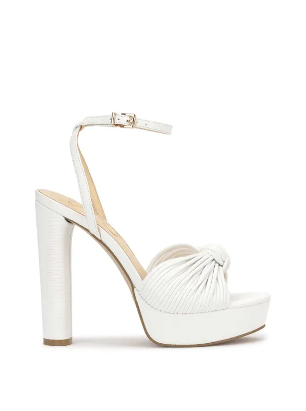 Immie Platform Sandal in White sold by Jessica Simpson