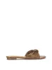 Dydra Knotted Flat Sandal in Bronze sold by Jessica Simpson