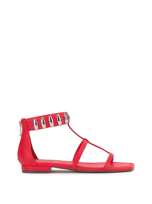 Elusta Flat Sandal in Poppy sold by Jessica Simpson
