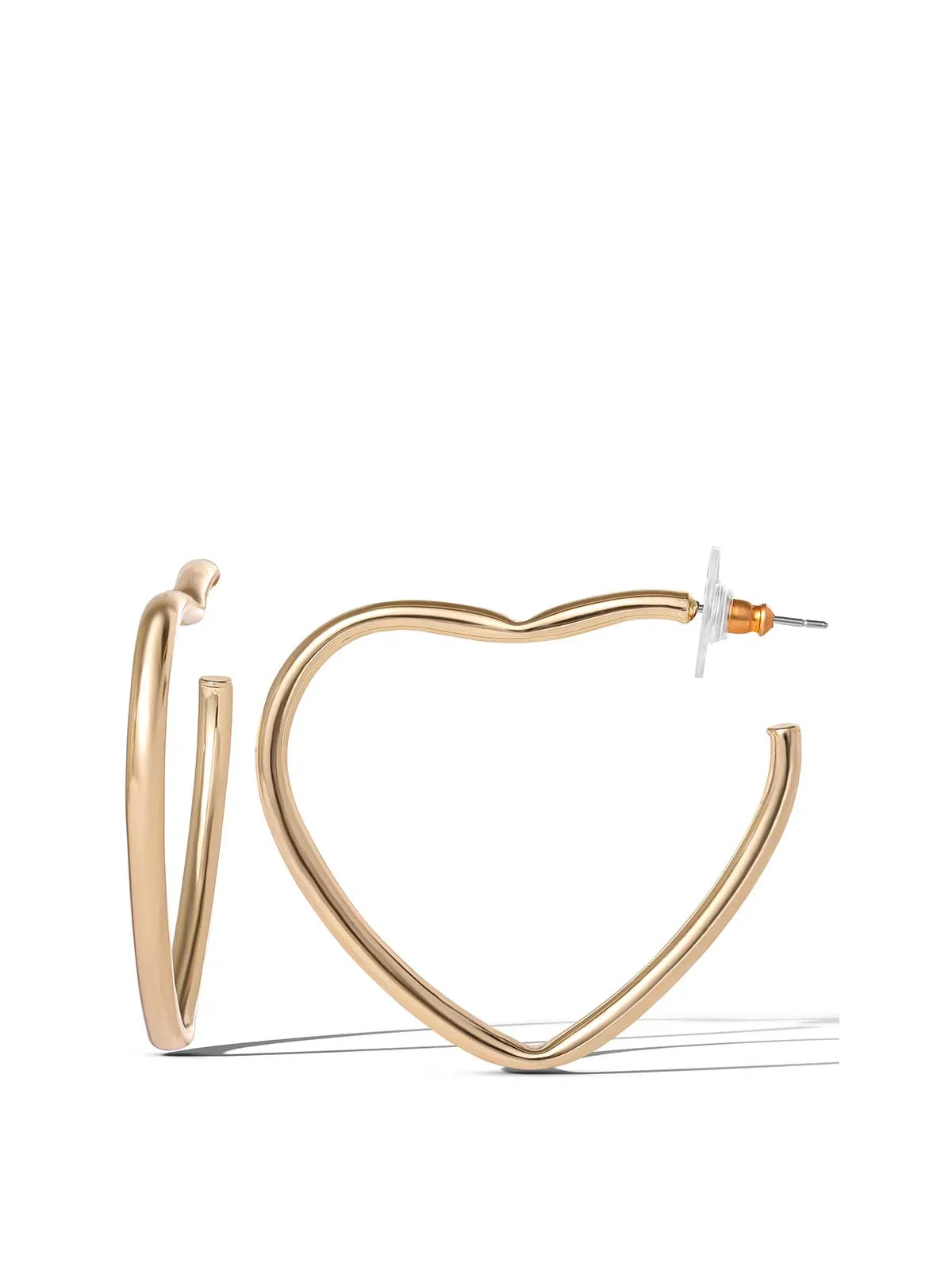 Heart Hoop Earrings sold by Jessica Simpson product image thumbnail 2