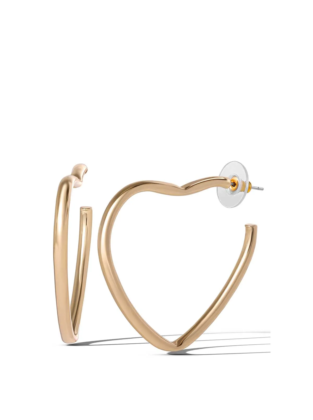 Heart Hoop Earrings sold by Jessica Simpson