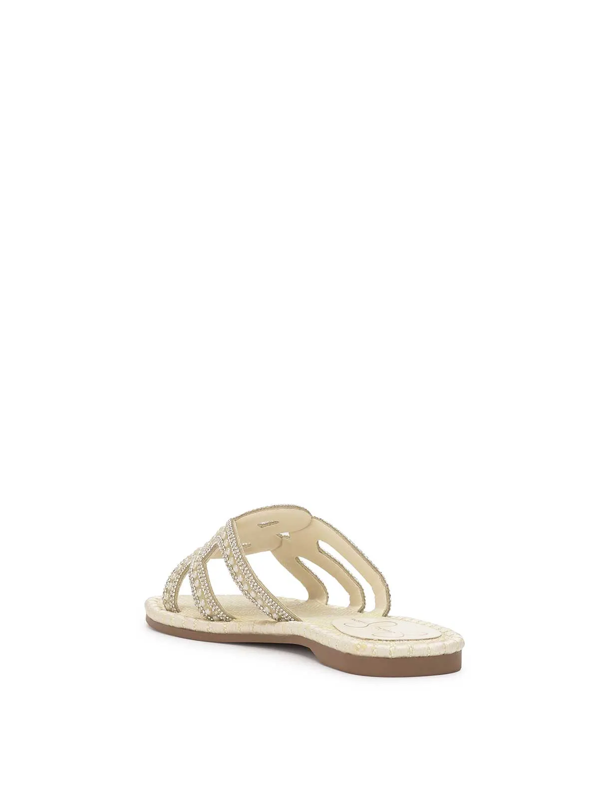 Bria Flat Sandal in Ivory sold by Jessica Simpson product image thumbnail 3