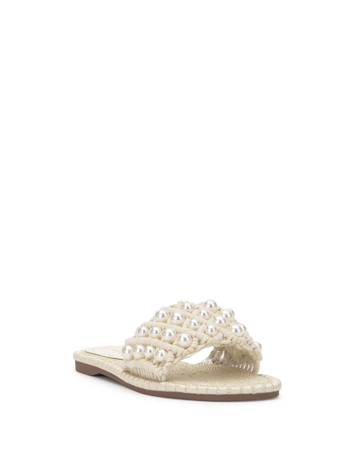 Brennara Flat Sandal in Cream sold by Jessica Simpson product image thumbnail 4