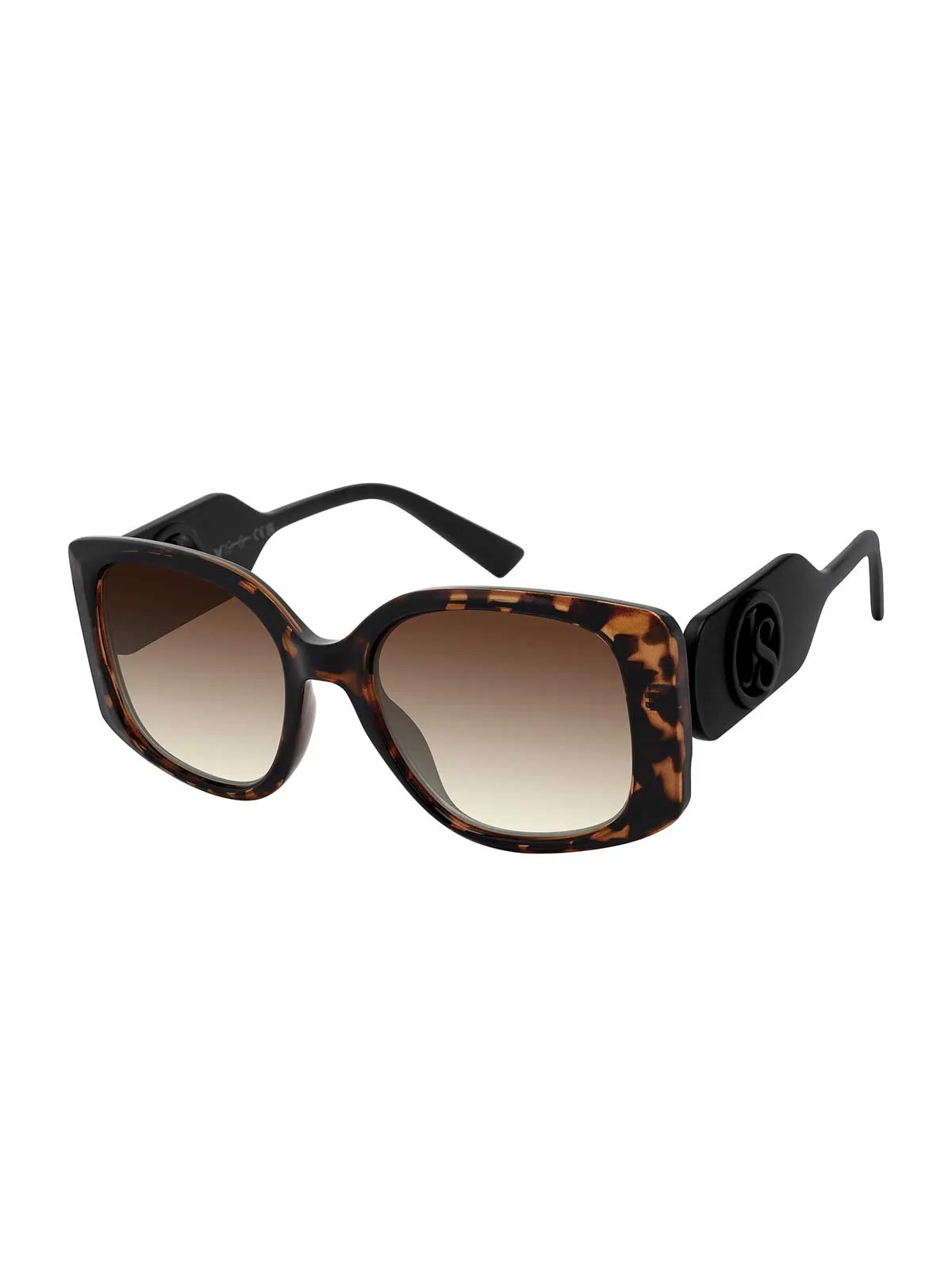 Chic Rectangle Tapered Temple Sunglasses in Tortoise & Black sold by Jessica Simpson