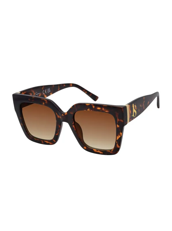 Chic Oversized Square Sunglasses in Tortoise sold by Jessica Simpson