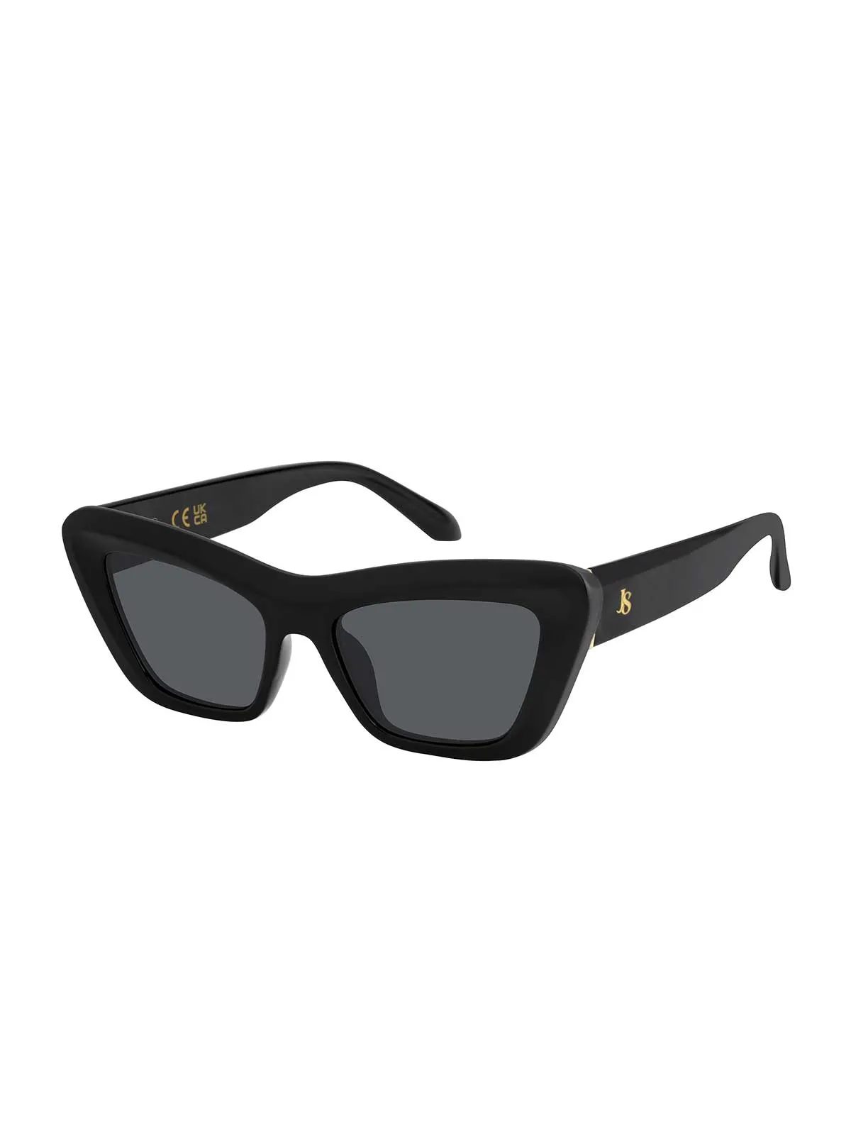 Bold Cat-Eye Sunglasses in Black sold by Jessica Simpson