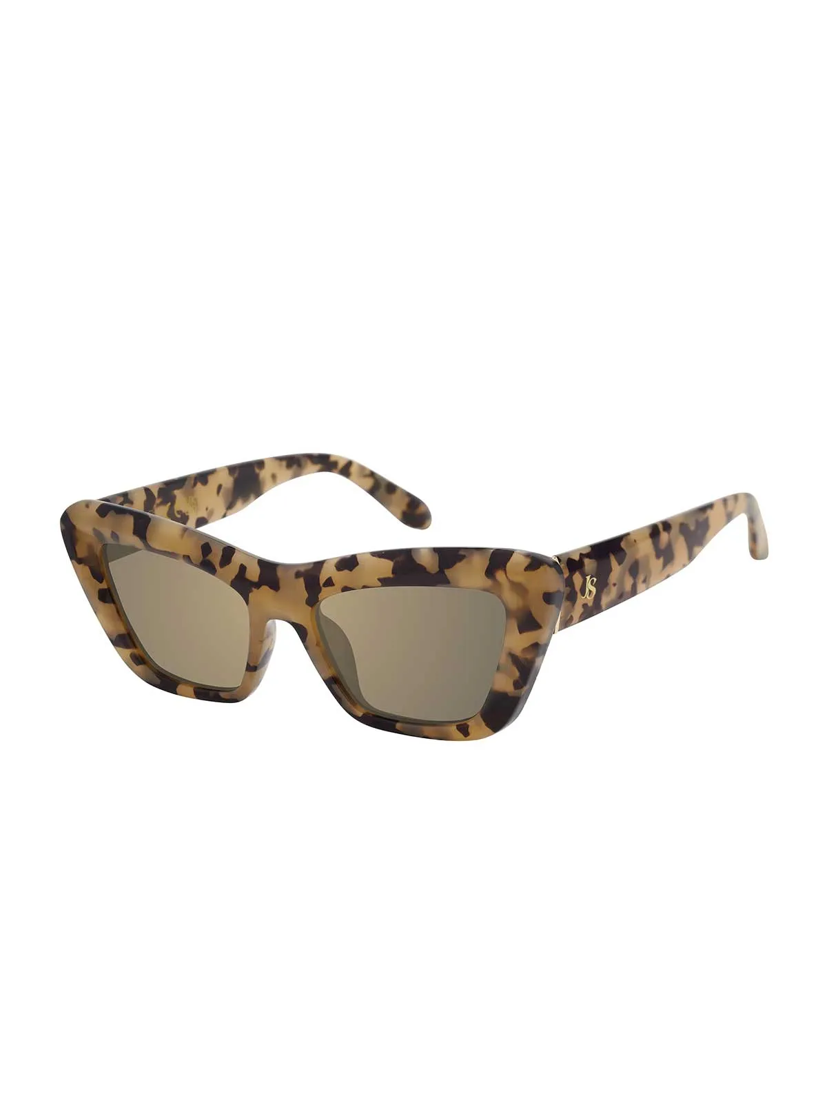 Bold Cat-Eye Sunglasses in Tortoise sold by Jessica Simpson