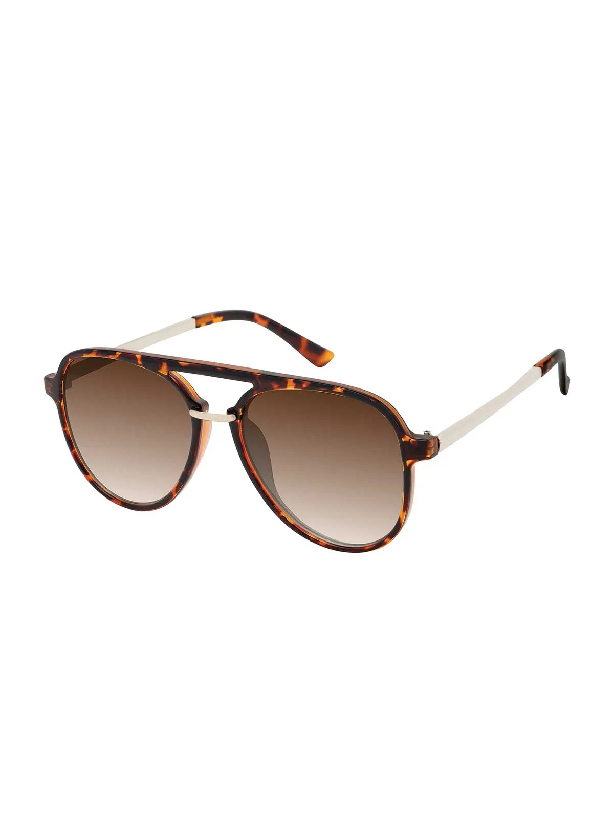Stylish Aviator Metal Bridge Sunglasses in Tortoise sold by Jessica Simpson