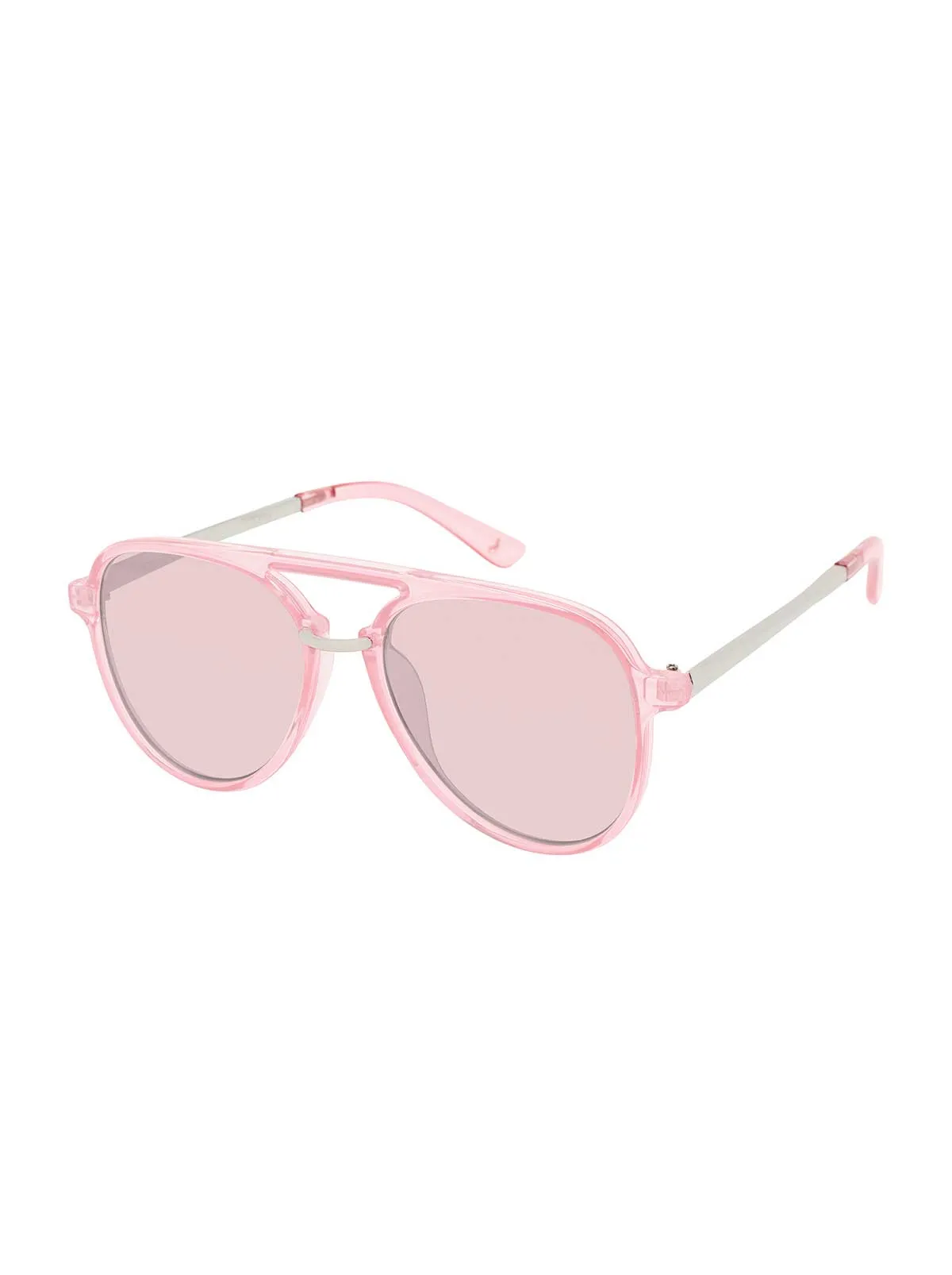 Stylish Aviator Metal Bridge Sunglasses in Pink sold by Jessica Simpson