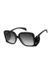 Square Underside Temple Sunglasses in Black sold by Jessica Simpson