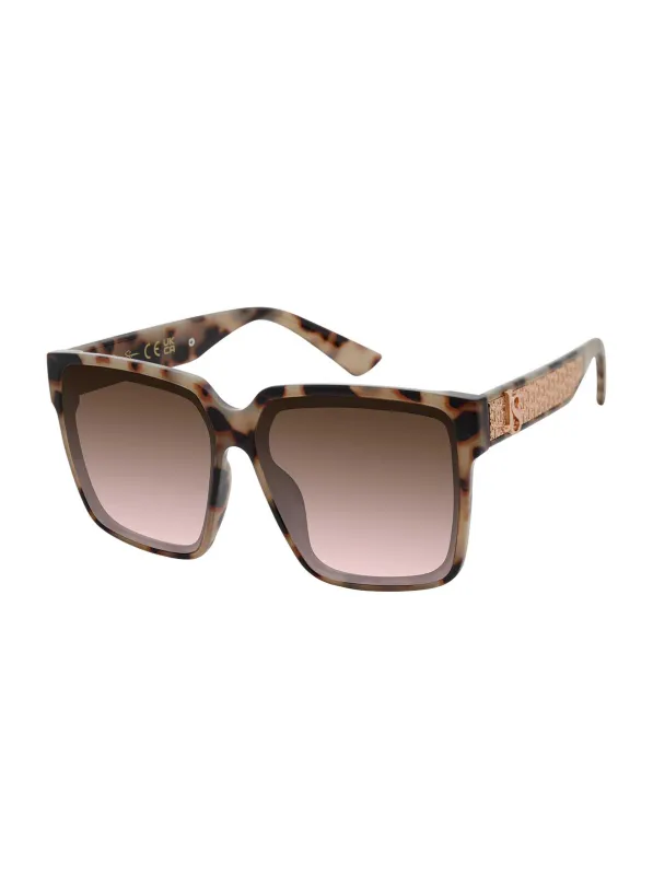 Glam Square Sunglasses in Tortoise sold by Jessica Simpson