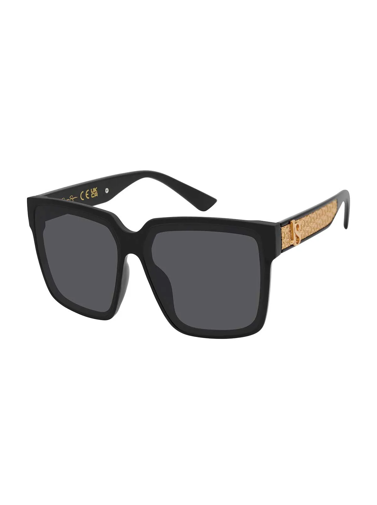 Glam Square Sunglasses in Black sold by Jessica Simpson