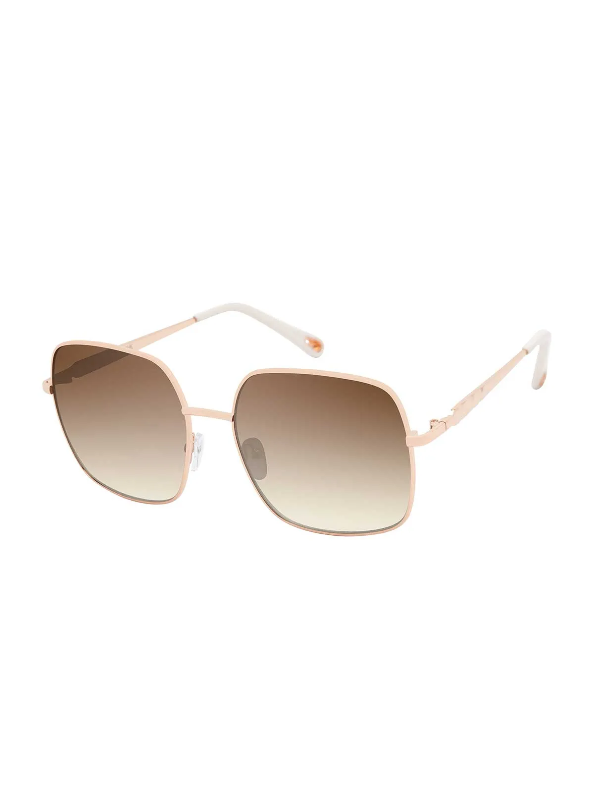 Glam Metal Square Sunglasses in Rose Gold sold by Jessica Simpson
