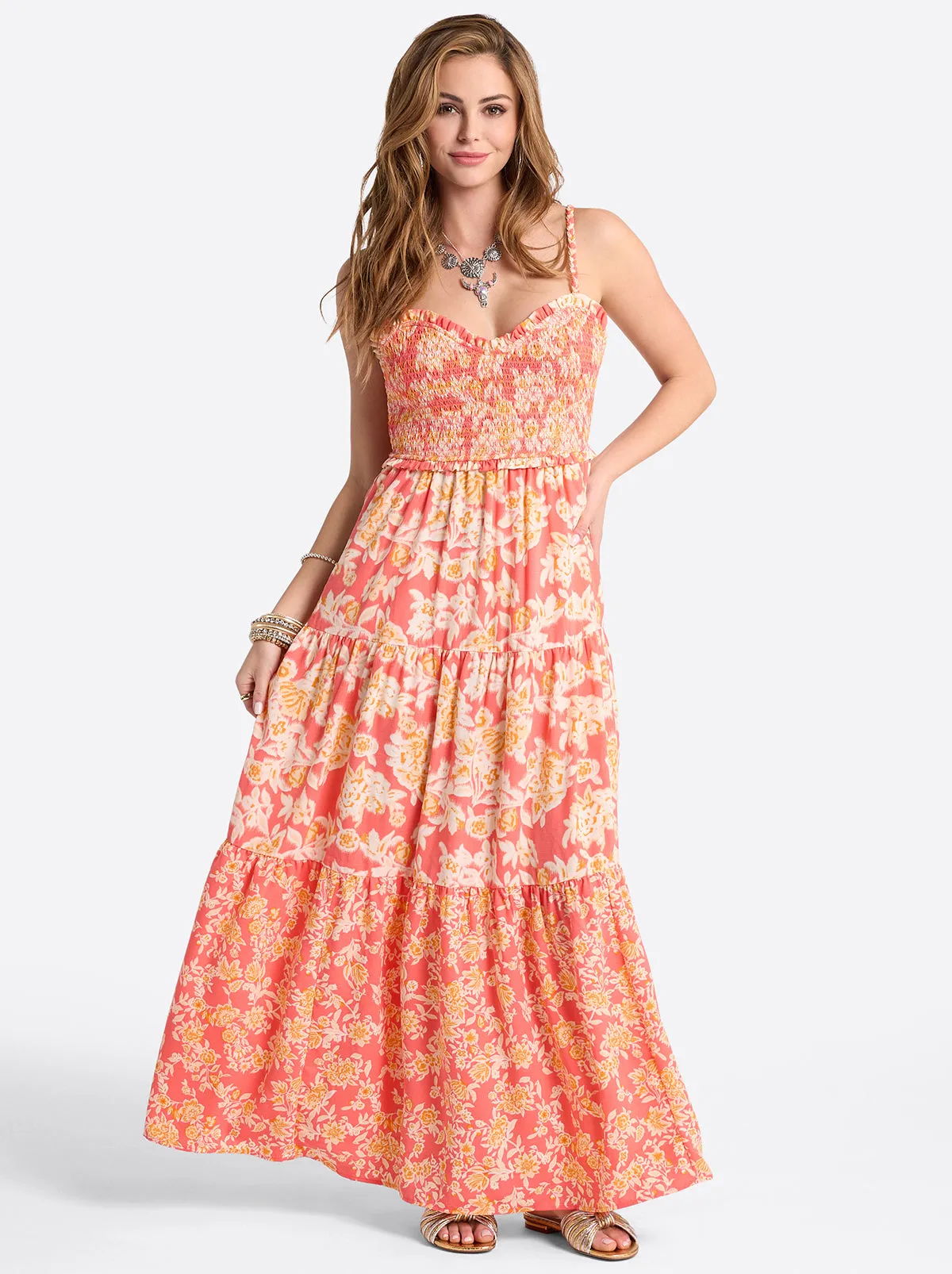 Bronte Dress in Dubarry Prairie Clusters sold by Jessica Simpson product image thumbnail 2