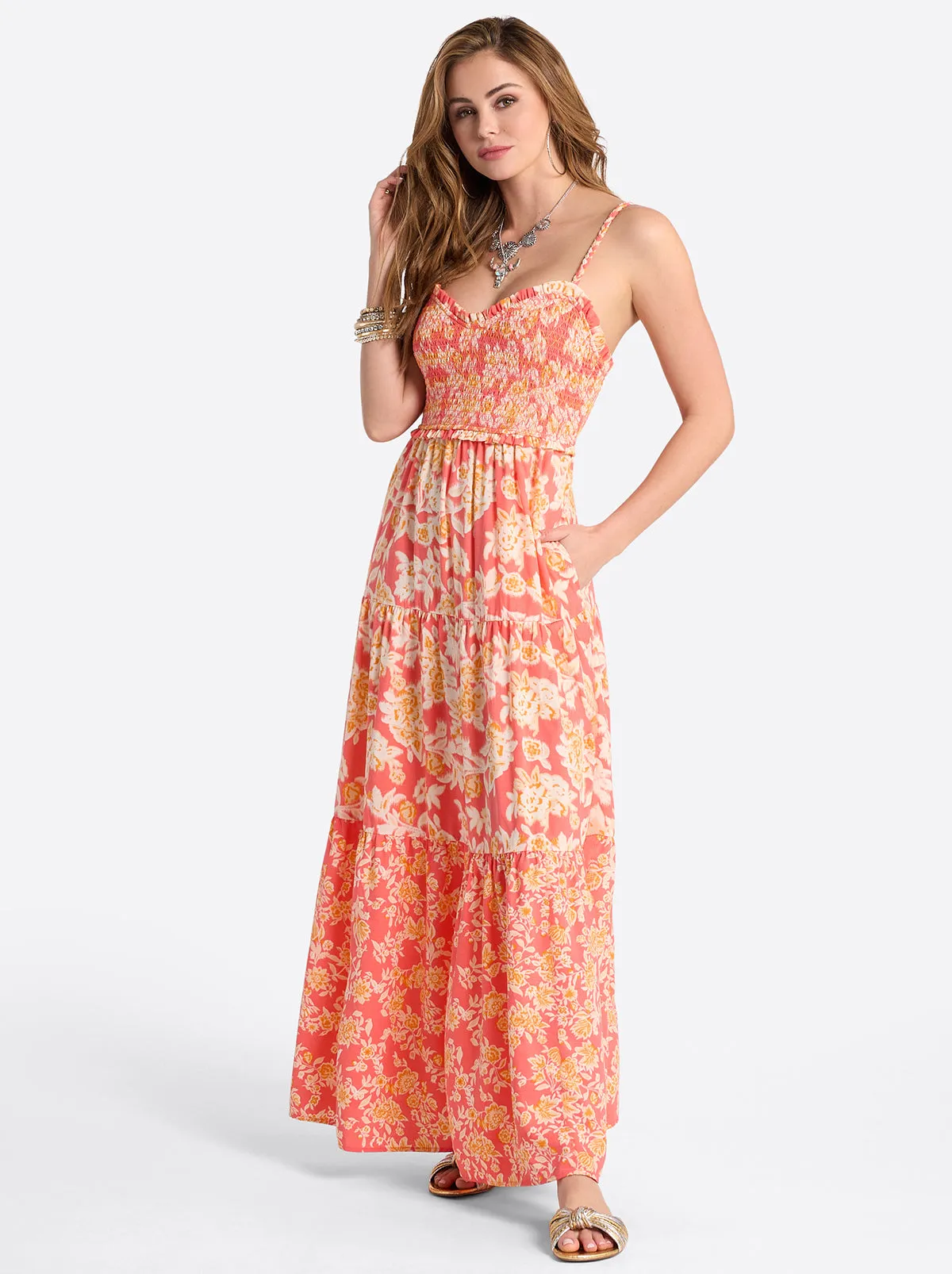 Bronte Dress in Dubarry Prairie Clusters sold by Jessica Simpson product image thumbnail 3