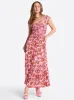 Clarice Maxi Dress in Rosebloom Wild Jacobeans sold by Jessica Simpson