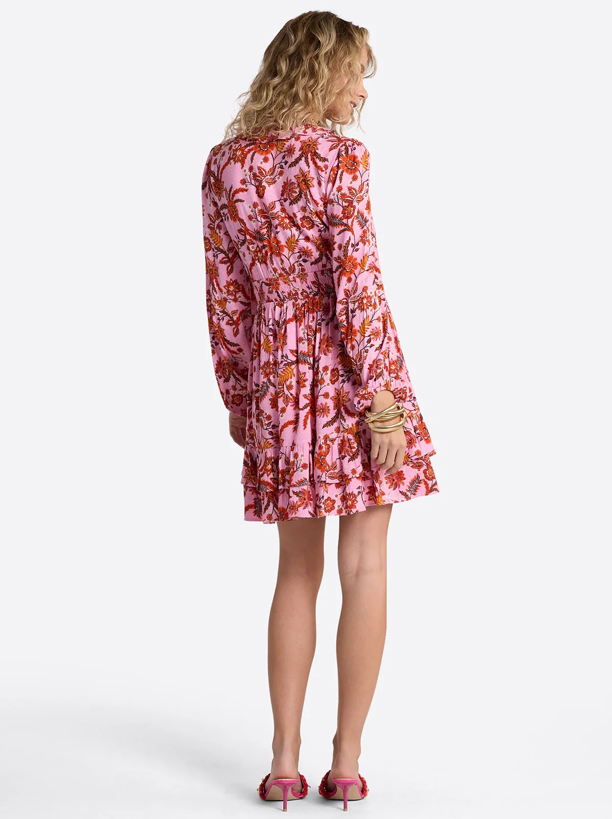 Yara Dress in Rosebloom Wild Jacobeans sold by Jessica Simpson product image thumbnail 4