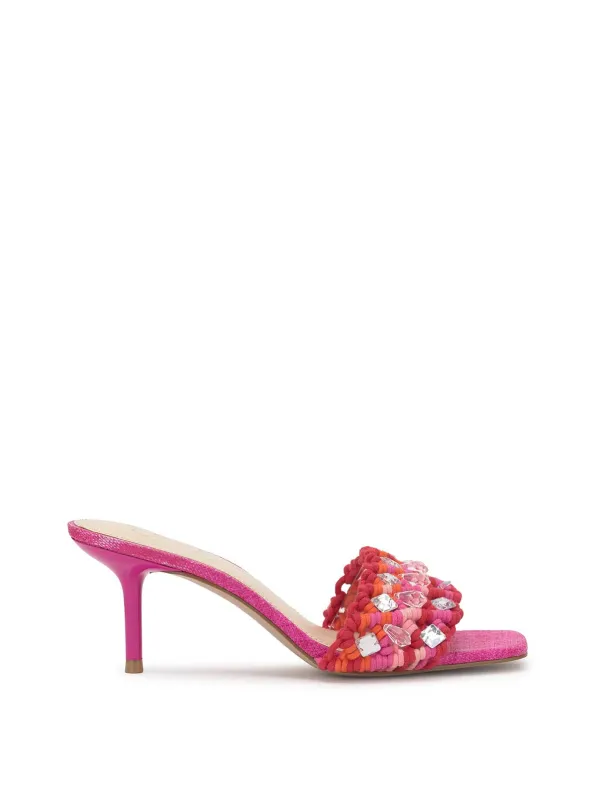 Cameleah Heeled Sandal in Bright Orchid made by Jessica Simpson