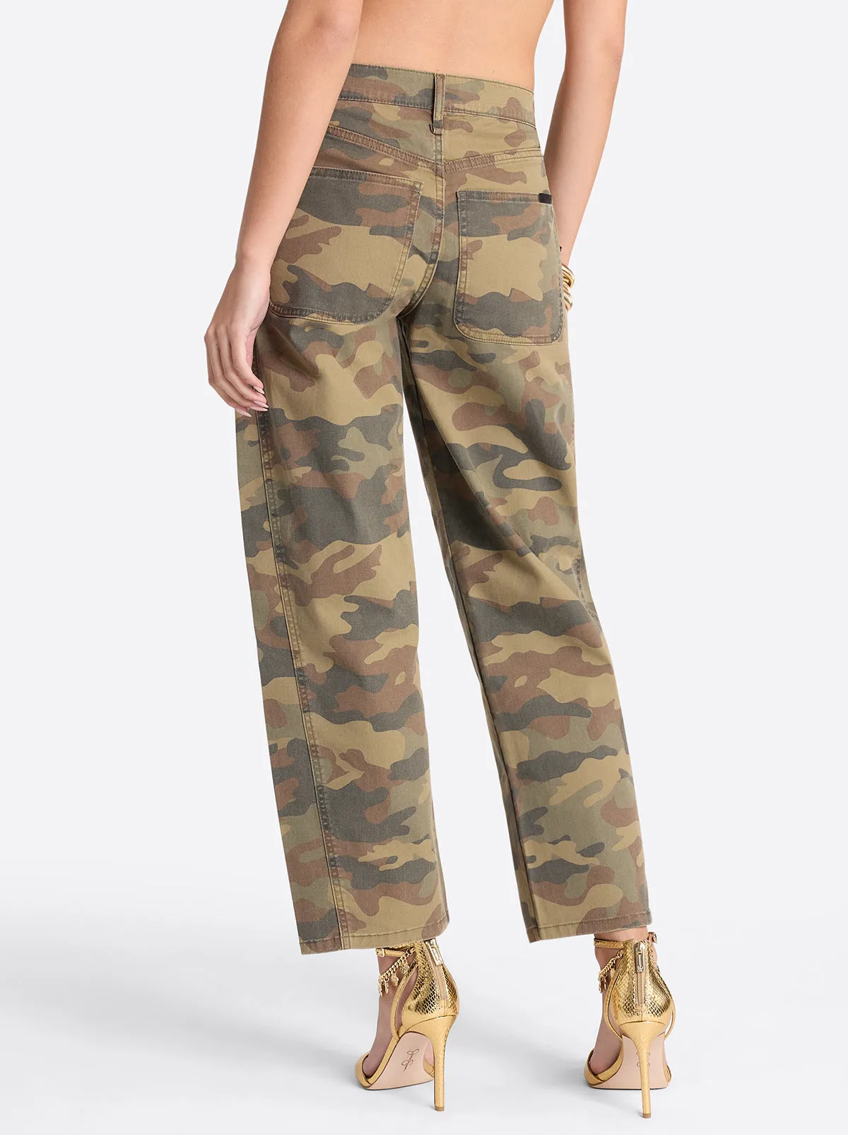 Relaxed Barrel Jeans in Camo sold by Jessica Simpson product image thumbnail 3