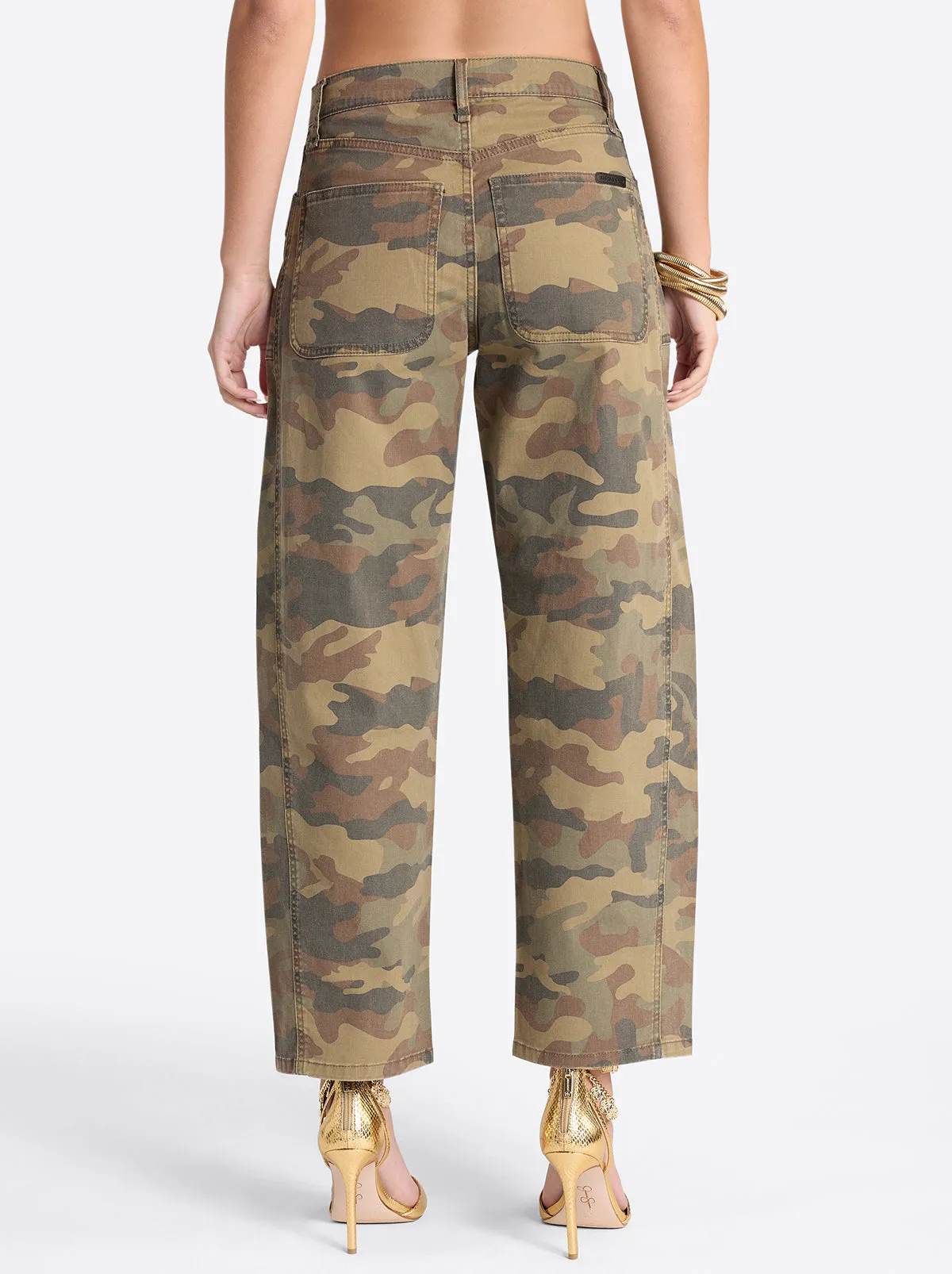 Relaxed Barrel Jeans in Camo sold by Jessica Simpson product image thumbnail 4
