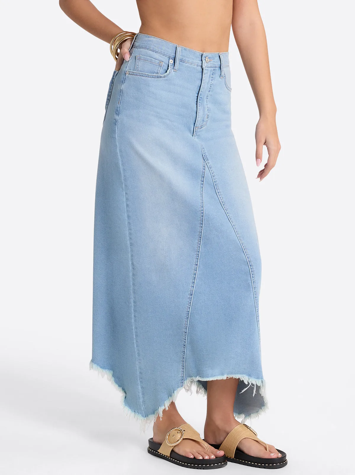 Della Maxi Skirt in Mystic Breeze sold by Jessica Simpson product image thumbnail 3