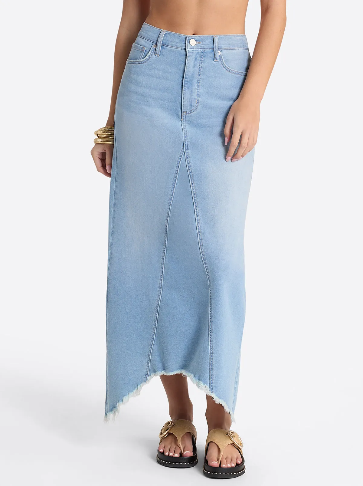 Della Maxi Skirt in Mystic Breeze sold by Jessica Simpson