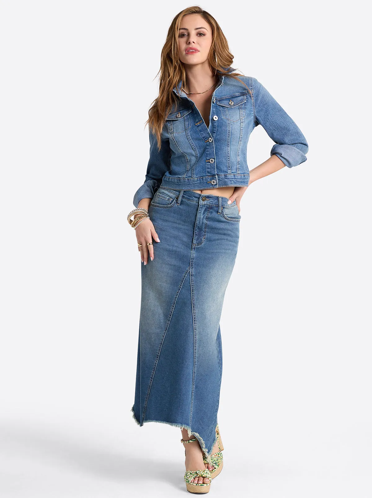 Della Maxi Skirt in Chorus sold by Jessica Simpson product image thumbnail 2