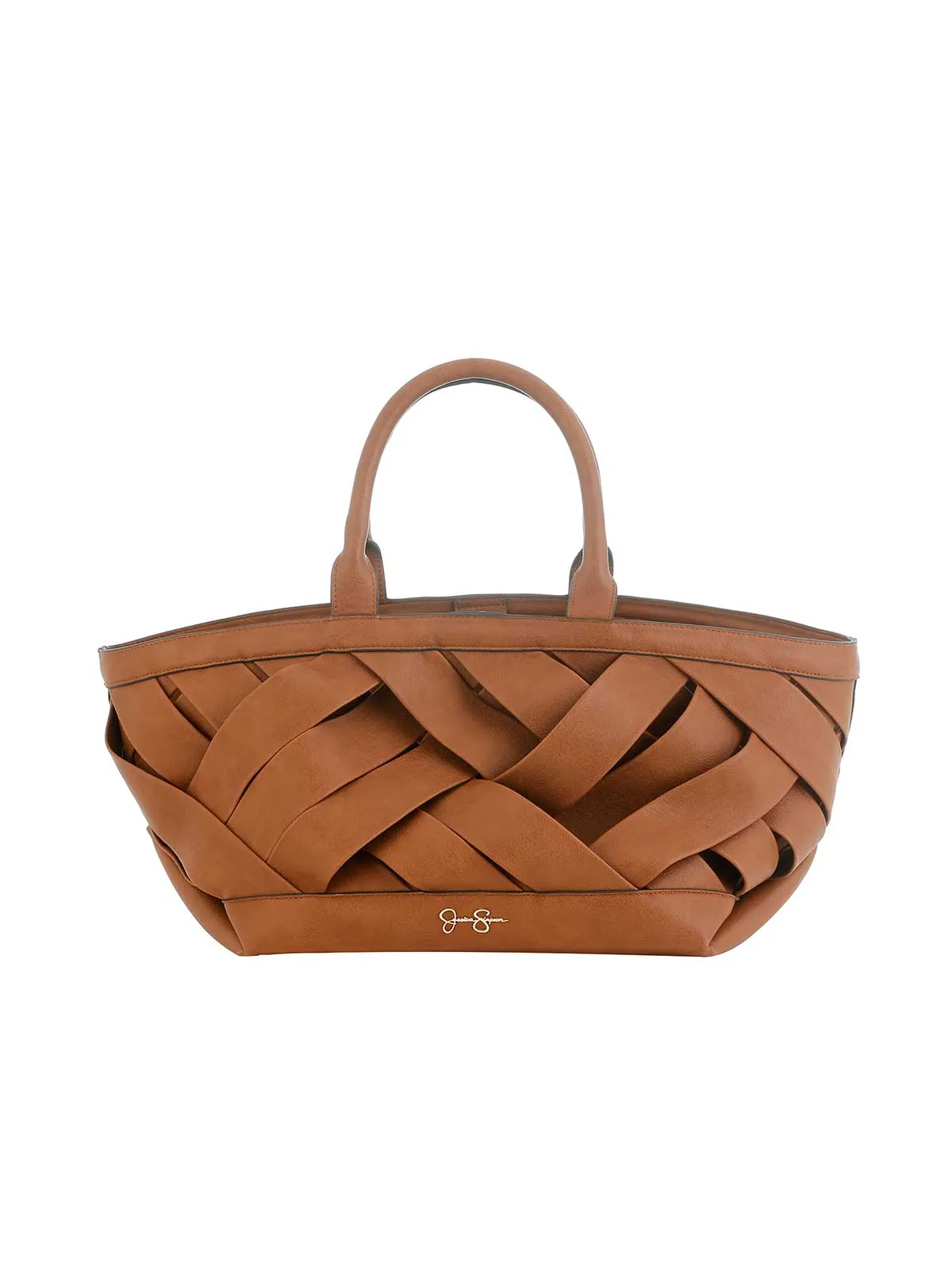 Nora Woven Tote in Luggage sold by Jessica Simpson product image thumbnail 3