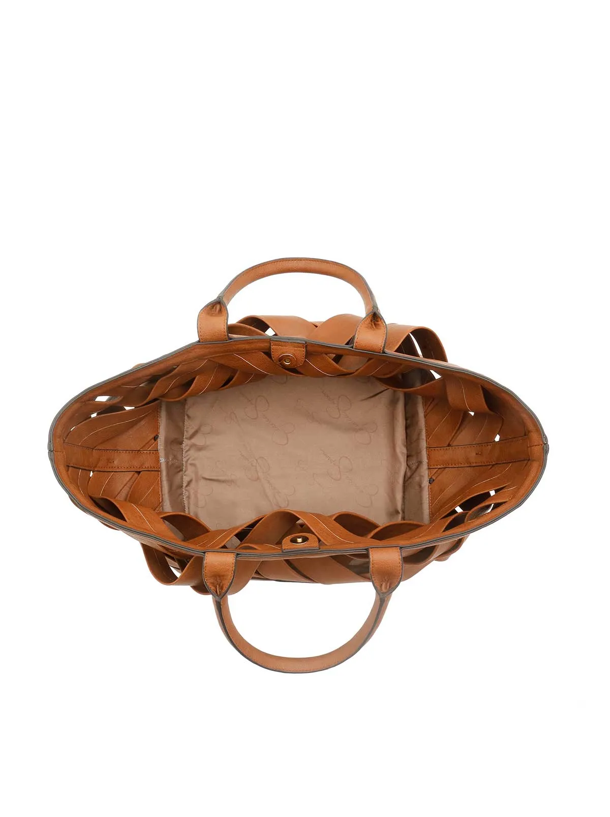 Nora Woven Tote in Luggage sold by Jessica Simpson product image thumbnail 4