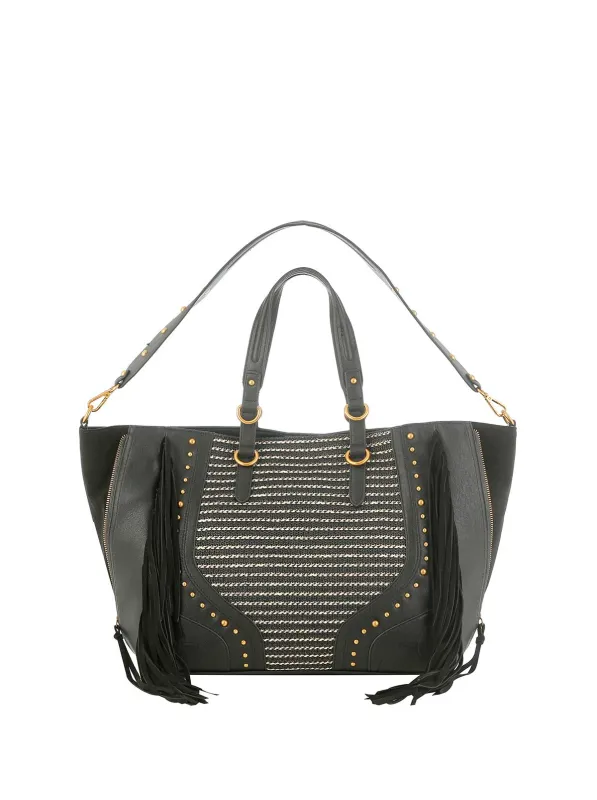 Walton Tote in Meteorite sold by Jessica Simpson