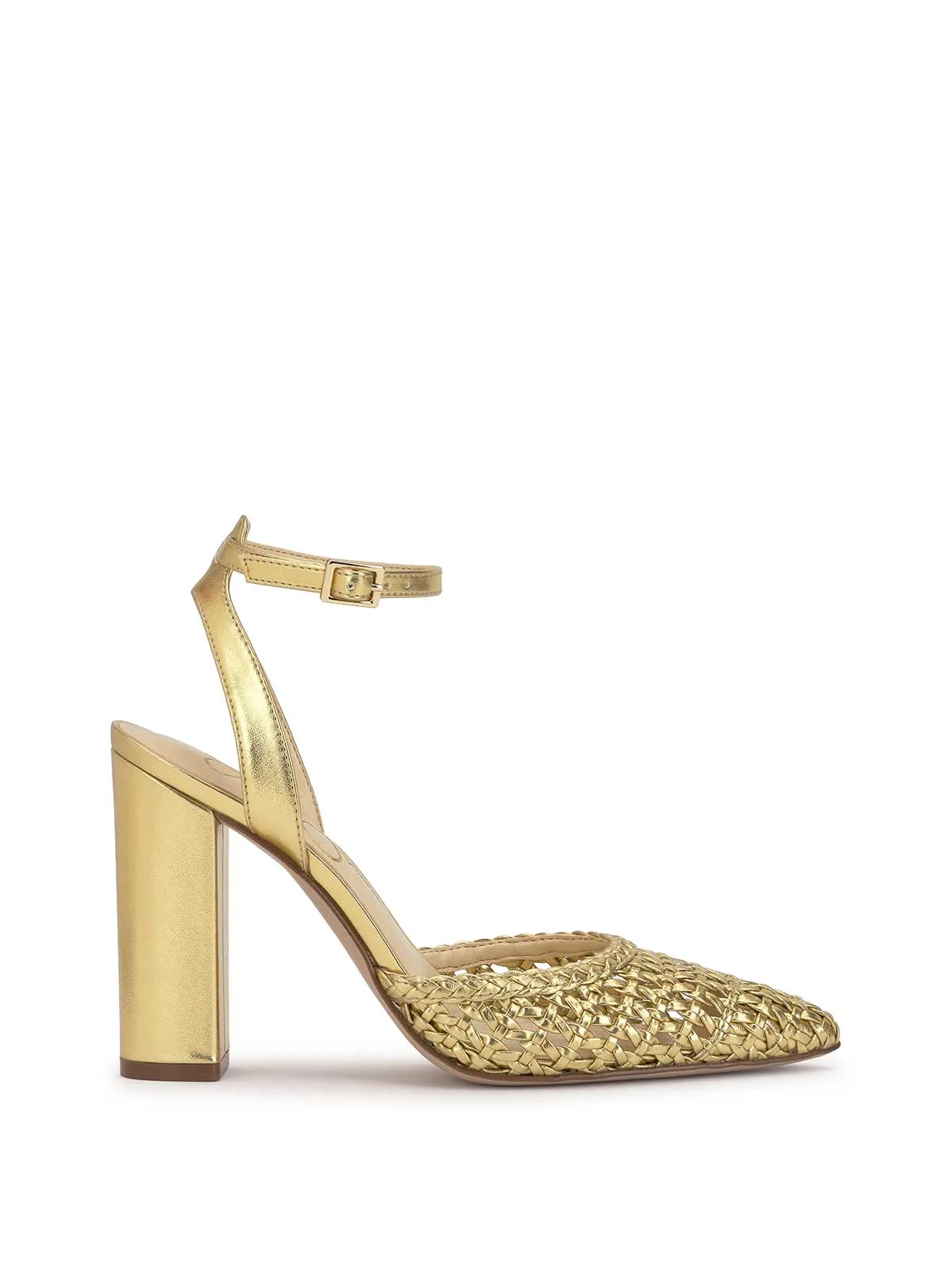 Nariro High Heel in Gold sold by Jessica Simpson