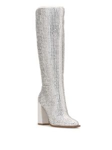 Lovelly Embellished Boot in White sold by Jessica Simpson
