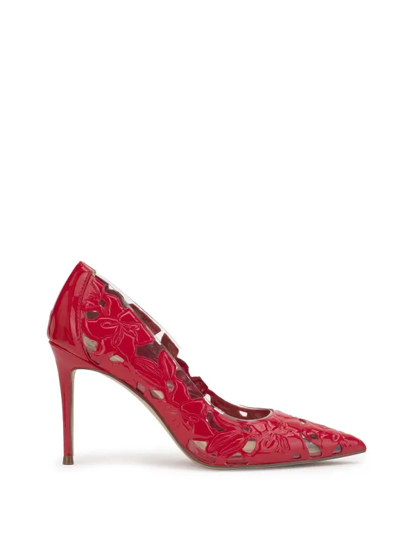 Erinia High Heel in Red Muse sold by Jessica Simpson