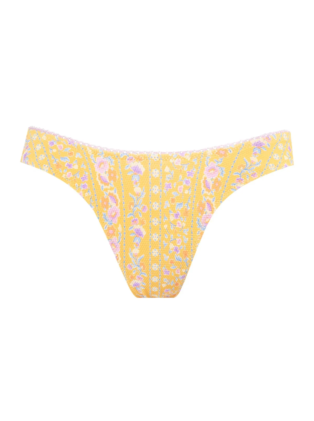 High Cut Cheeky Bottom in Foxglove Stripe sold by Jessica Simpson product image thumbnail 5